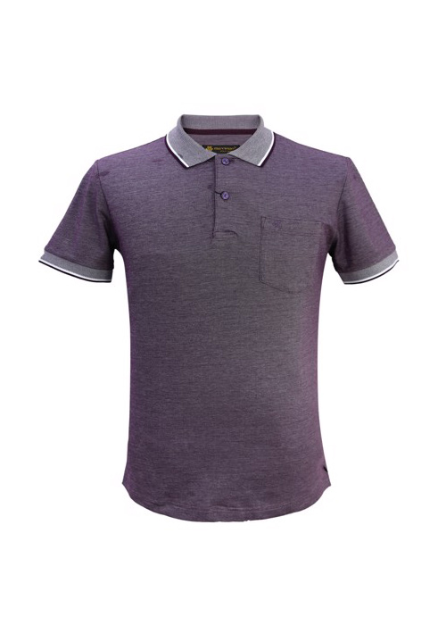 Áo thun nam cao cấp co giản Merriman màu nho 011