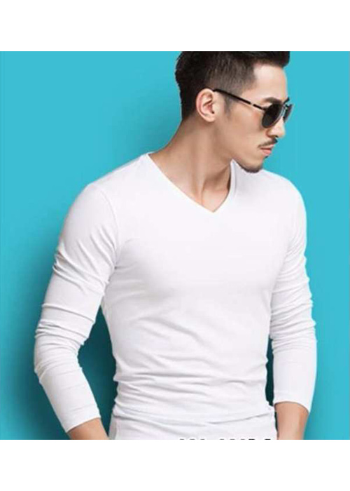 Áo thun cổ tim ôm body 004